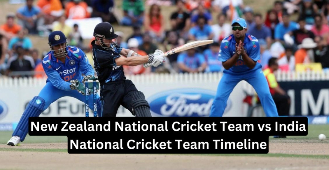 New Zealand National Cricket Team vs India National Cricket Team Timeline